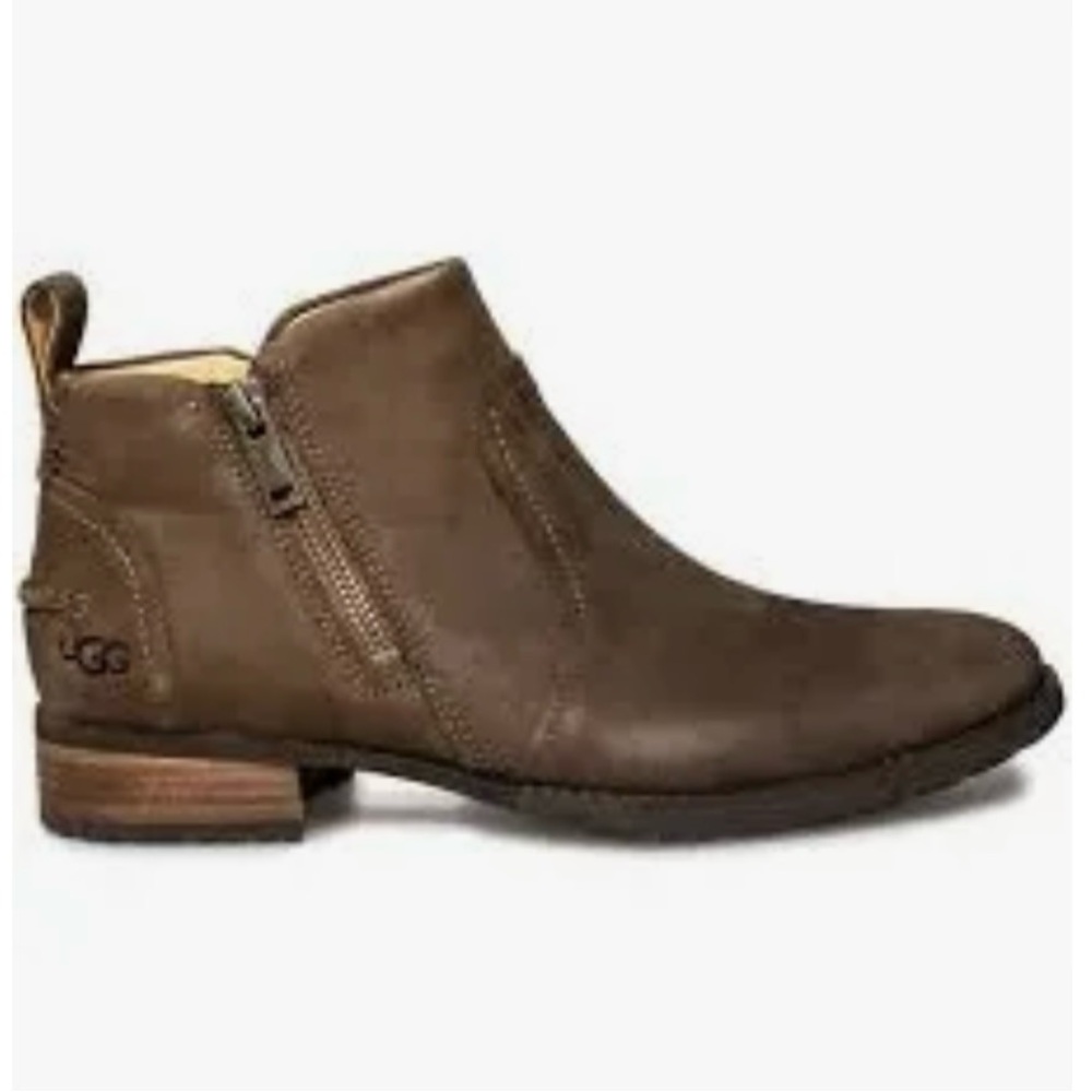 UGG Suede Aureo ll Side-Zip Ankle Boots